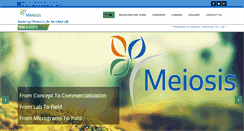 Desktop Screenshot of meiosischemicals.com